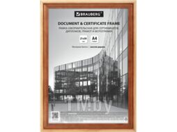 Рамка Brauberg Business / 391291 (светлое дерево)