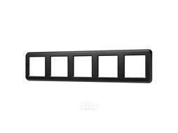 Рамка для выключателей и розеток Arlight FRM-VERSA-PL-5-BK / 045191