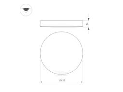 Потолочный светильник Arlight SP-FLOWER-R410-32W Day4000 WH 110deg / 049797