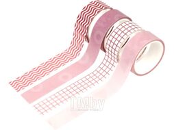 Набор лент декоративных Meshu Pink Waves / MS_36903 (4шт)