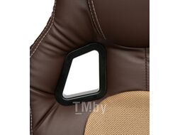 Кресло геймерское Tetchair Driver экокожа/ткань (коричневый/бронзовый)