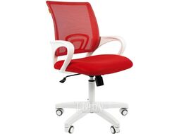 Кресло офисное Chairman 696 (TW-19/TW-69 белый/красный)