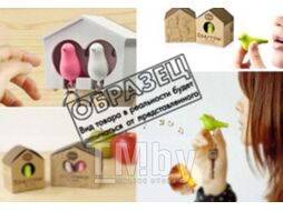 Ключница настенная Qualy Sparrow / QL10124-BN-WH-BU (белый/голубой)