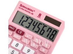 Калькулятор Brauberg Ultra Pastel-08-PK / 250514 (розовый)