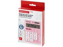 Калькулятор Brauberg Ultra Pastel-08-PK / 250514 (розовый)