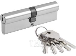 Цилиндровый механизм замка Нора-М STD AL Л-100 50-50 (хром, блистер)