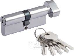 Цилиндровый механизм замка Нора-М STD Z ЛВ-80 40/40 (хром)