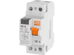 Устройство защитного отключения TDM ВД63 2Р 40А 100мА / SQ0220-0019