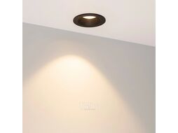 Точечный светильник Arlight MS-ATOLL-BUILT-R86-10W Warm3000 BK 60deg / 041573