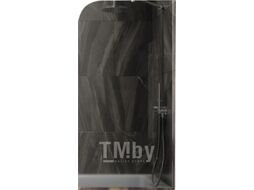 Стеклянная шторка для ванны MaybahGlass MGV-146-4у (графитовое стекло/хром глянцевый)