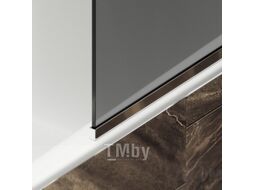 Стеклянная шторка для ванны MaybahGlass MGV-146-4у (графитовое стекло/хром глянцевый)