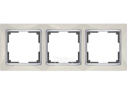 Рамка для выключателей и розеток Werkel WL03-Frame-03 / a028902 (слоновая кость)