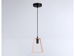 Потолочный светильник Ambrella Traditional TR80497 BK/LW (черный/светлое дерево)