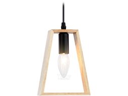 Потолочный светильник Ambrella Traditional TR80497 BK/LW (черный/светлое дерево)