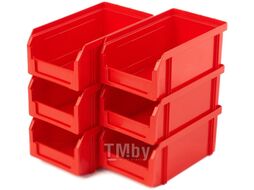 Набор лотков для метизов Стелла-техник V-1-К6 (красный)