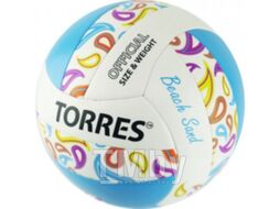 Мяч волейбольный Torres Beach Sand Blue / V32095B (размер 5)