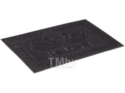 Коврик грязезащитный SunStep Лебеди 40x60 / 31-029 (черный)