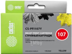 Картридж Cactus CS-PFI107Y (желтый)