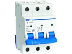 Выключатель автоматический Chint NB1-63H 3P 25A 10кА D (R) / 179885