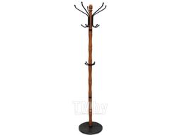 Вешалка для одежды Sheffilton SHT-CR12 / 920129 (светлый орех/черный мрамор)