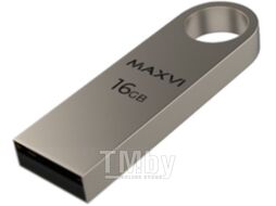 Usb flash накопитель Maxvi MK 16GB 2.0 (металлик/серебристый)