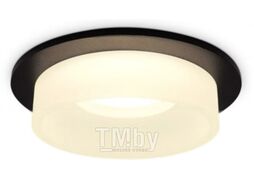 Точечный светильник Ambrella TN1312 SBK/FR (черный песок/белый матовый)