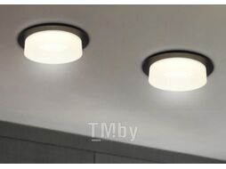Точечный светильник Ambrella TN1312 SBK/FR (черный песок/белый матовый)