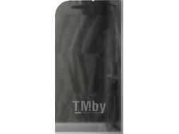 Стеклянная шторка для ванны MaybahGlass MGV-129-1у (графитовое матовое стекло/белый матовый)