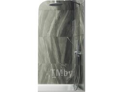Стеклянная шторка для ванны MaybahGlass MGV-59-1у (прозрачное стекло/белый матовый)