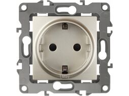 Розетка ЭРА Schuko 12-2101-04 / Б0014678 (шампань)
