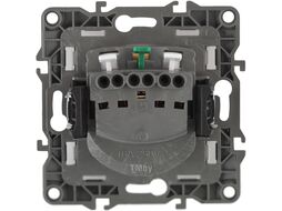 Розетка ЭРА Schuko 12-2101-04 / Б0014678 (шампань)