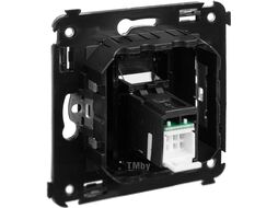 Розетка DKC Avanti RJ-45 / 4412463 (черный матовый)