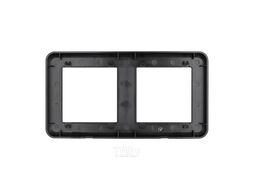 Рамка для выключателей и розеток Arlight FRM-VERSA-PL-2-BK / 043778