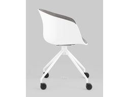 Кресло офисное Stool Group Libra / SL-7040ZB (рогожка серый)
