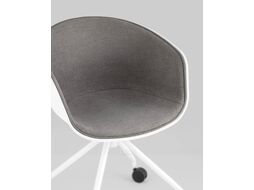 Кресло офисное Stool Group Libra / SL-7040ZB (рогожка серый)