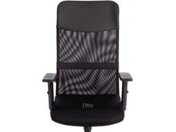 Кресло офисное Tetchair Practic Plt кожзам/ткань (черный)