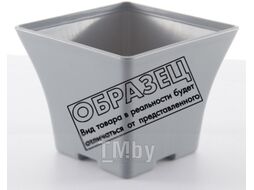 Кашпо BOTANICA Blok + поддон (9.5x8см, синий)