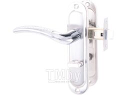 Защелка врезная с фиксацией Стандарт ЗЩД 132/50 R SN (правая, матовый никель)