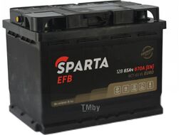 Автомобильный аккумулятор SPARTA EFB 6СТ-65 Евро 670A (65 А/ч)