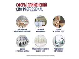 Средство чистящее для уд-ния пятен с текстиля, обивки, ковров, мяг. мебели Спрей,500мл PROFESSIONAL СИФ