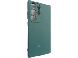 Чехол-накладка Case Coated для Galaxy S23 Ultra (темно-зеленый)