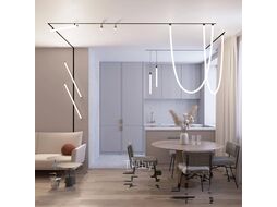 Трековый светильник Arlight MAG-ORIENT-TUBE-TURN-L600-20W Day4000 WH 180deg 48V / 036474