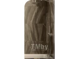 Стеклянная шторка для ванны MaybahGlass MGV-139-4у (бронзовое стекло/хром глянцевый)