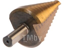 Сверло Tundra Pro ступенчатое HSS TiN трехгранный хвостовик 9-36мм 5570237