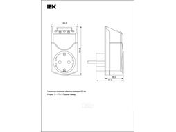 Розетка с таймером IEK ERT-10-1-16-N-01-5-20-K01