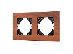 Рамка для выключателей и розеток Arlight FRM-XSILO-WD-2-NL / 050871