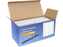 Пружины для переплета Гелеос BCA4-19W 19мм (100шт, белый)