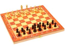 Набор настольных игр Sima-Land 3 в 1 Падук: нарды, шахматы, шашки / 2865267