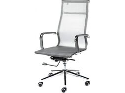 Кресло офисное Norden Helmut Grey / H-102-01 (хром/серебристый)