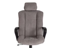 Кресло офисное Tetchair Oxford хром/флок (серый)